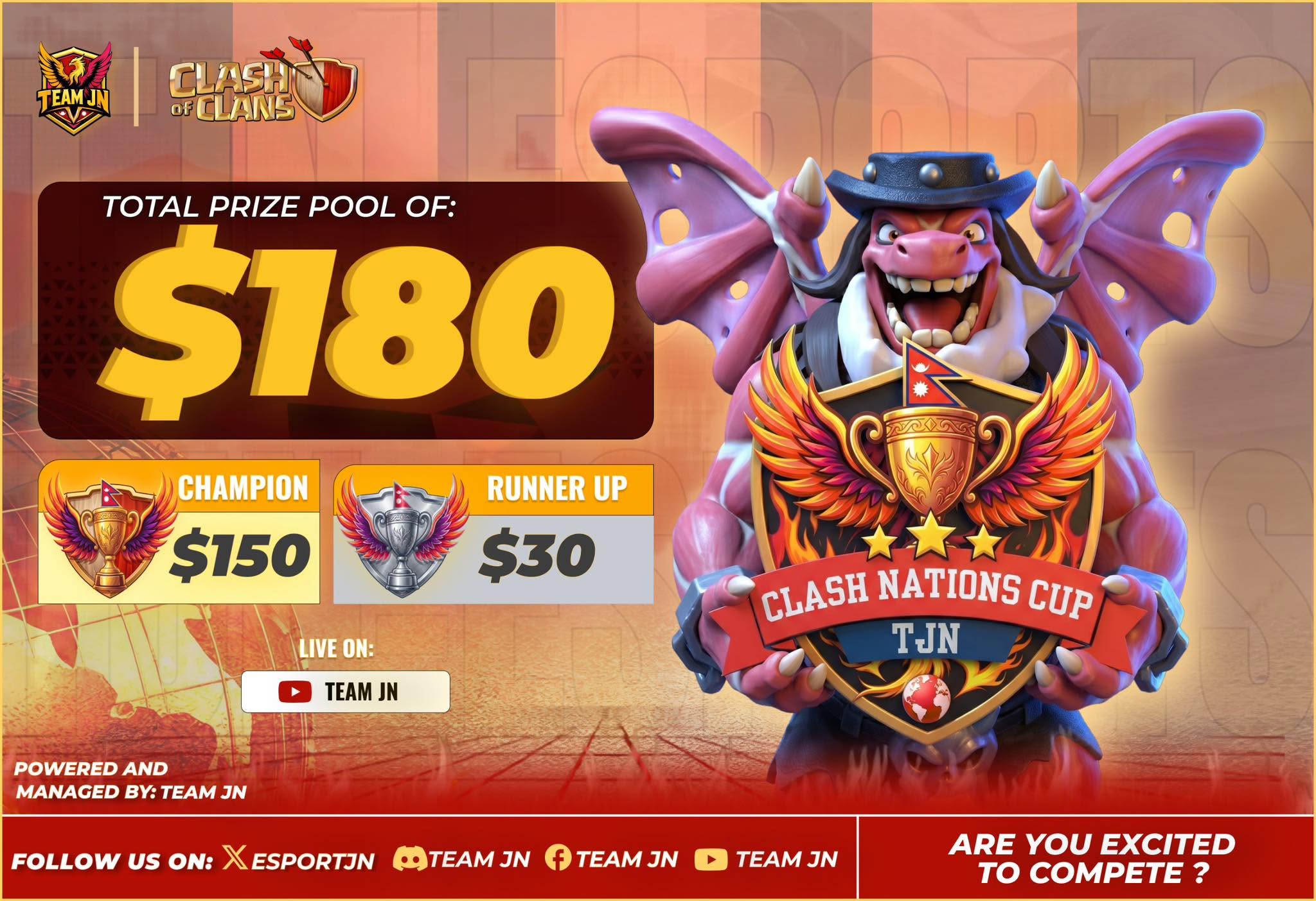 Clash Nations Cup Poster